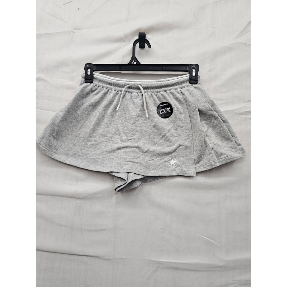 Converse All Star Girls Skort XL‎ 12-15 YRS Light Smoke Grey Heather 4MH380-GAK